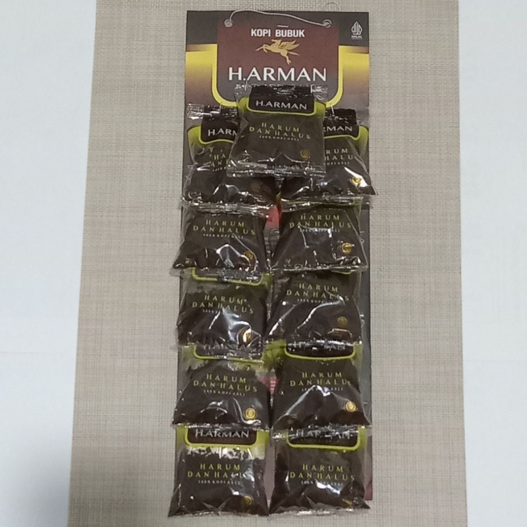 

KOPI Bubuk H.ARMAN KUDA TERBANG 100% Biji Kopi Asli Padang |Renteng 11 Bks | Harum Halus