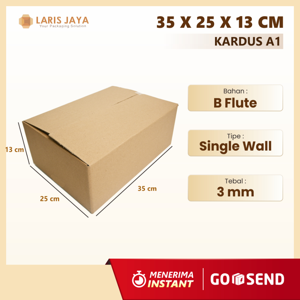 

Kardus / Box / Karton / Kotak Packing Sepatu - 35 x 25 x 13 cm ( Kardus 35 x 25 x 13 cm )
