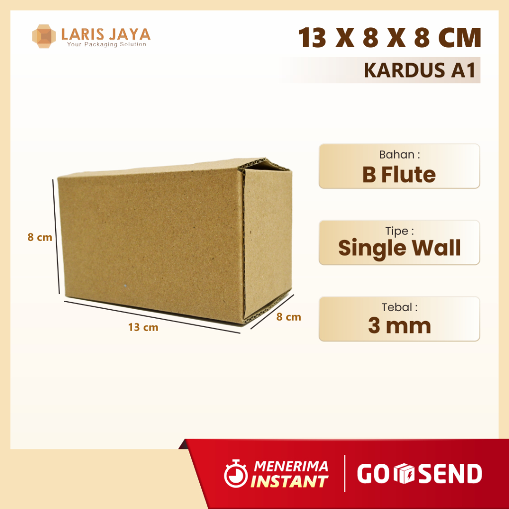 

Kardus Packing Polos 13 x 8 x 8 Box Kotak Packing Pack Kardus Packing Kecil Kardus Murah Box Hampers Gift ( Kardus 13 x 8 x 8 cm )