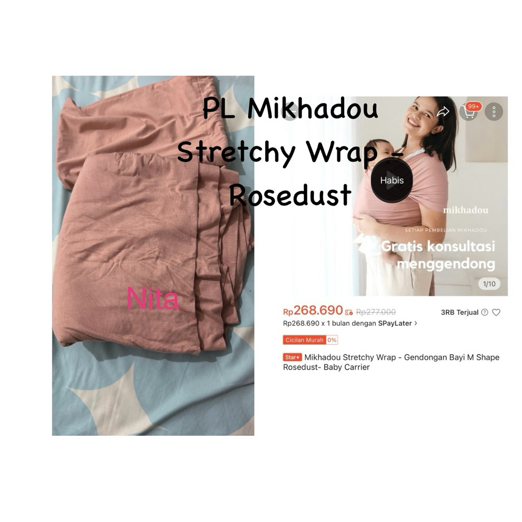 mikhadou stretchy wrap [preloved]