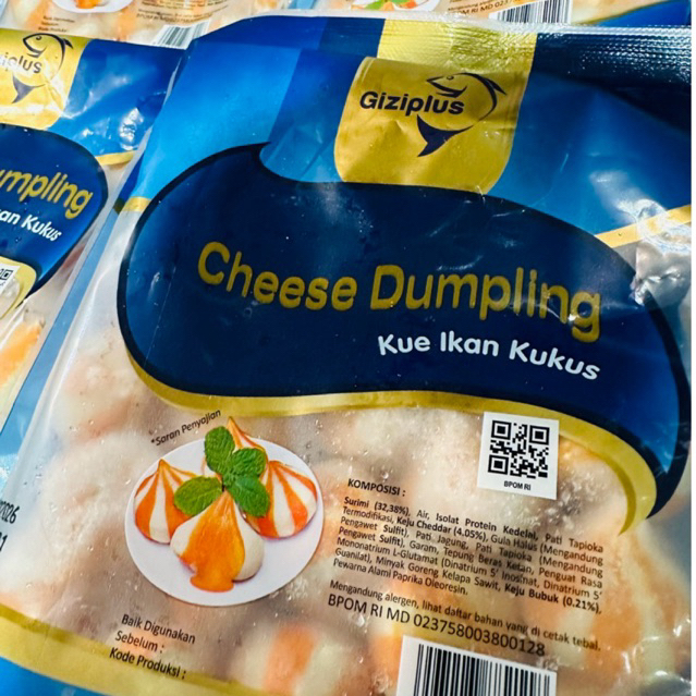 

Giziplus Fish Dumpling Cheese 500gr