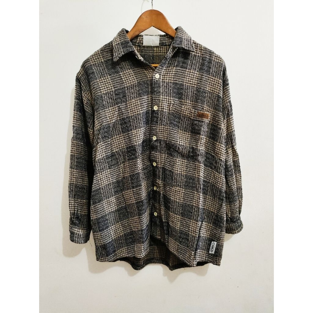 Jaket Kemeja flanel oversize jumbo