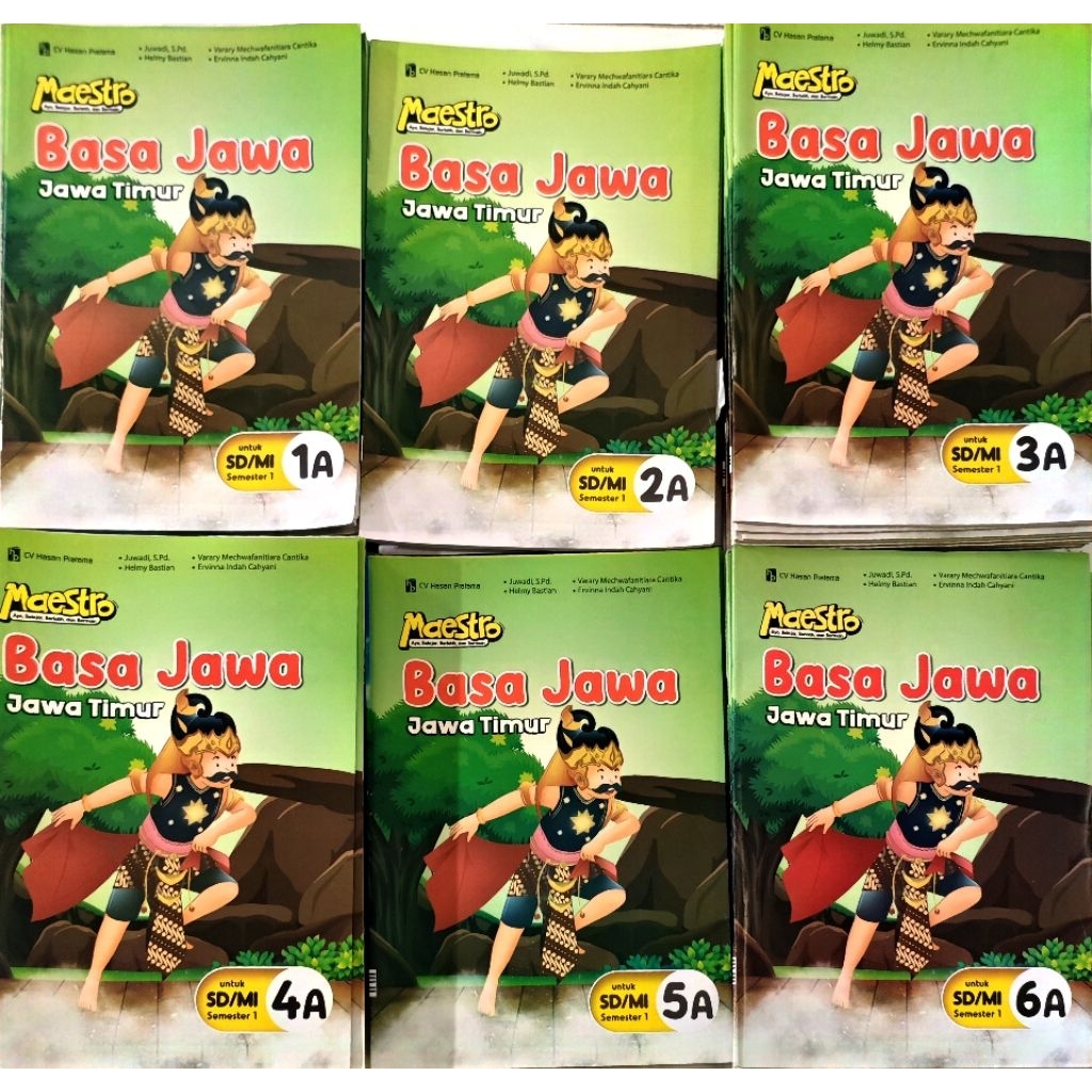 Lks Maestro Basa Jawa Timur Kelas 1,2,3,4,6 SD Semester 1