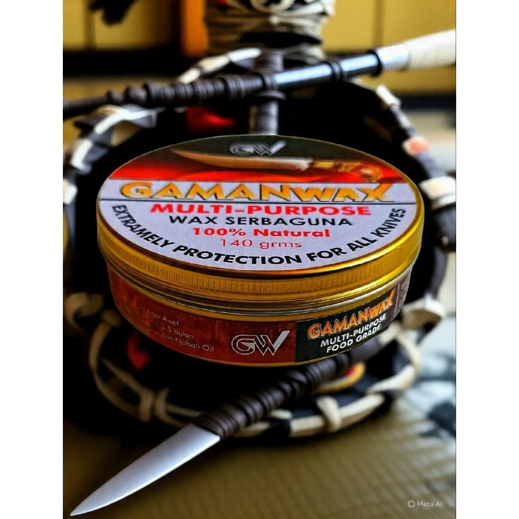 ANTI KARAT PISAU DAPUR BILAH ANTI KOROSI  GAMANWAX WAX UNTUK PISAU