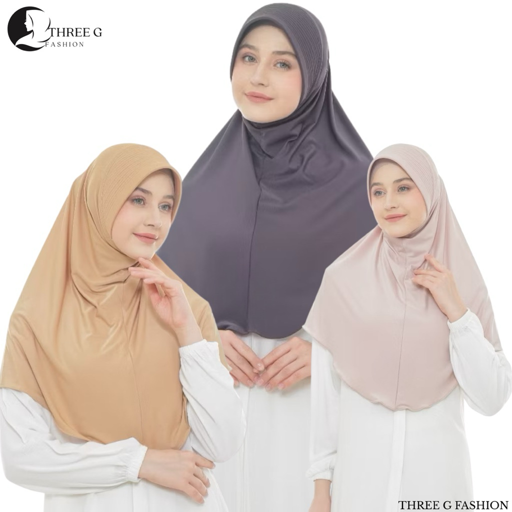Bergo Sport Jersey Premium/Hijab Instan/Bergo Sport/Hijab Bergo Sport Pet Tebal/Jilbab Sport Premium