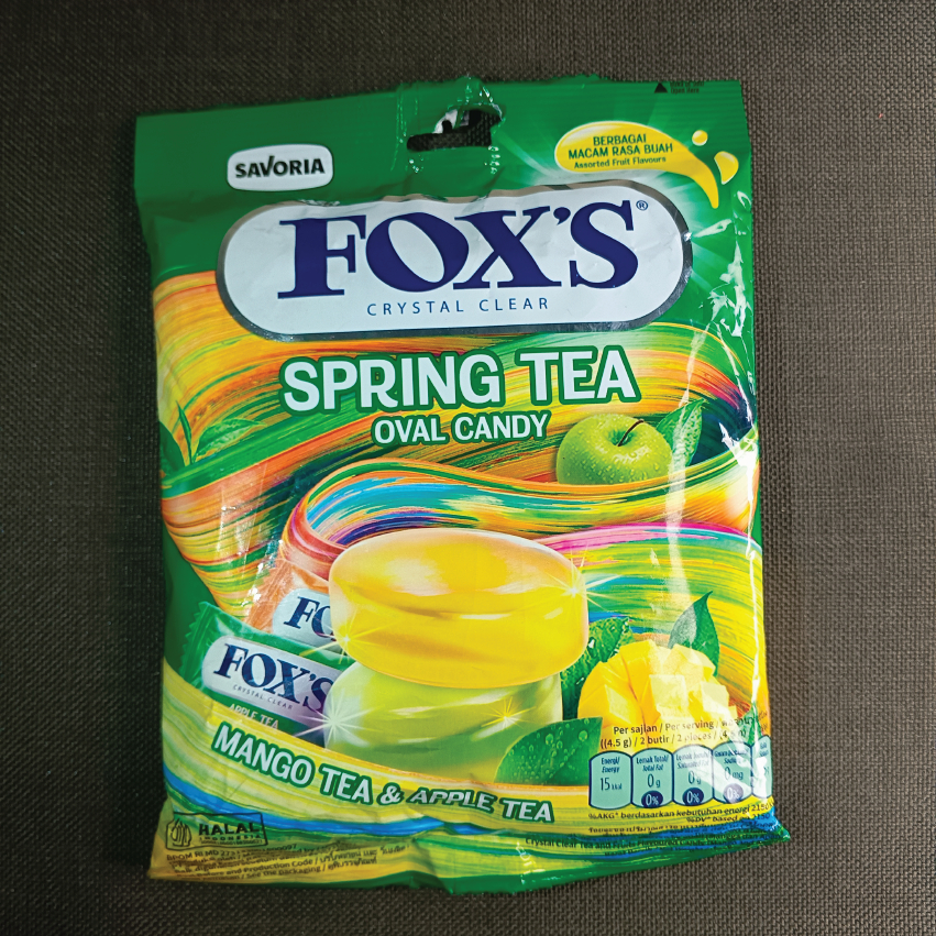 

Permen FOX’S Crystal Clear Spring Tea – Rasa Teh Buah yang Unik & Menyegarkan!