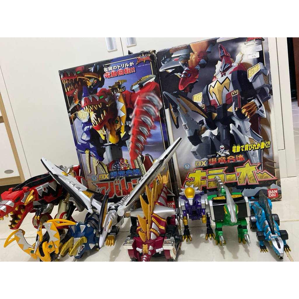 DX MEGAZORD ABARANGER AND KILLER OH SET BUNDLE