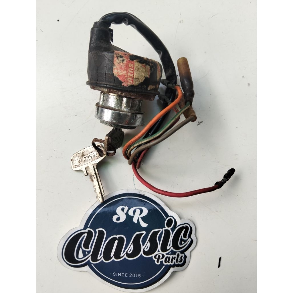 kunci kontak 2 klik Suzuki Stinger T120 T125 STINGER twin wolf Stinger original Made in japan