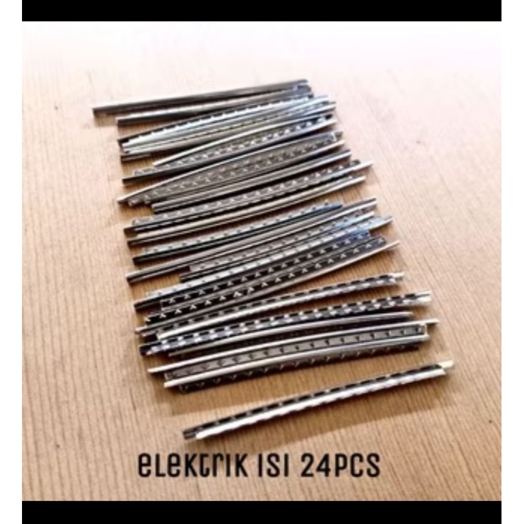 Fret Kawat Fret Gitar Elektrik Baja Stenlis 2.4mm 24pcs
