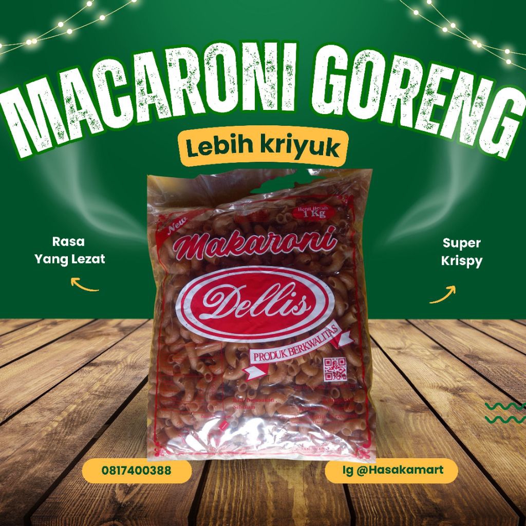 

MAKARONI MERAH 1KG MAKARONI GORENG BY JANGKAR