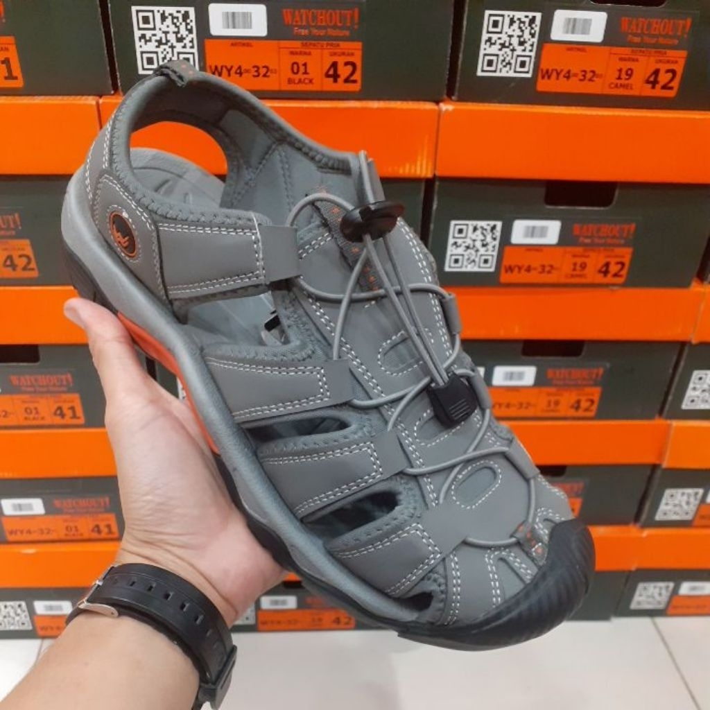 Sandal Sepatu WATCHOUT✔️ Pria Terbaru 40- 44 (100% ORIGINAL)