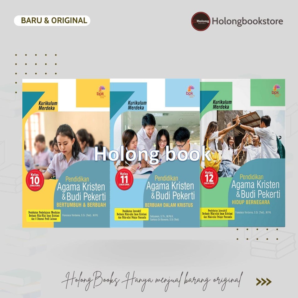 PENDIDIKAN AGAMA KRISTEN DAN BUDI PEKERTI KELAS 10 11 12 SMA/SMK KURIKULUM MERDEKA BPK GUNUNG MULIA