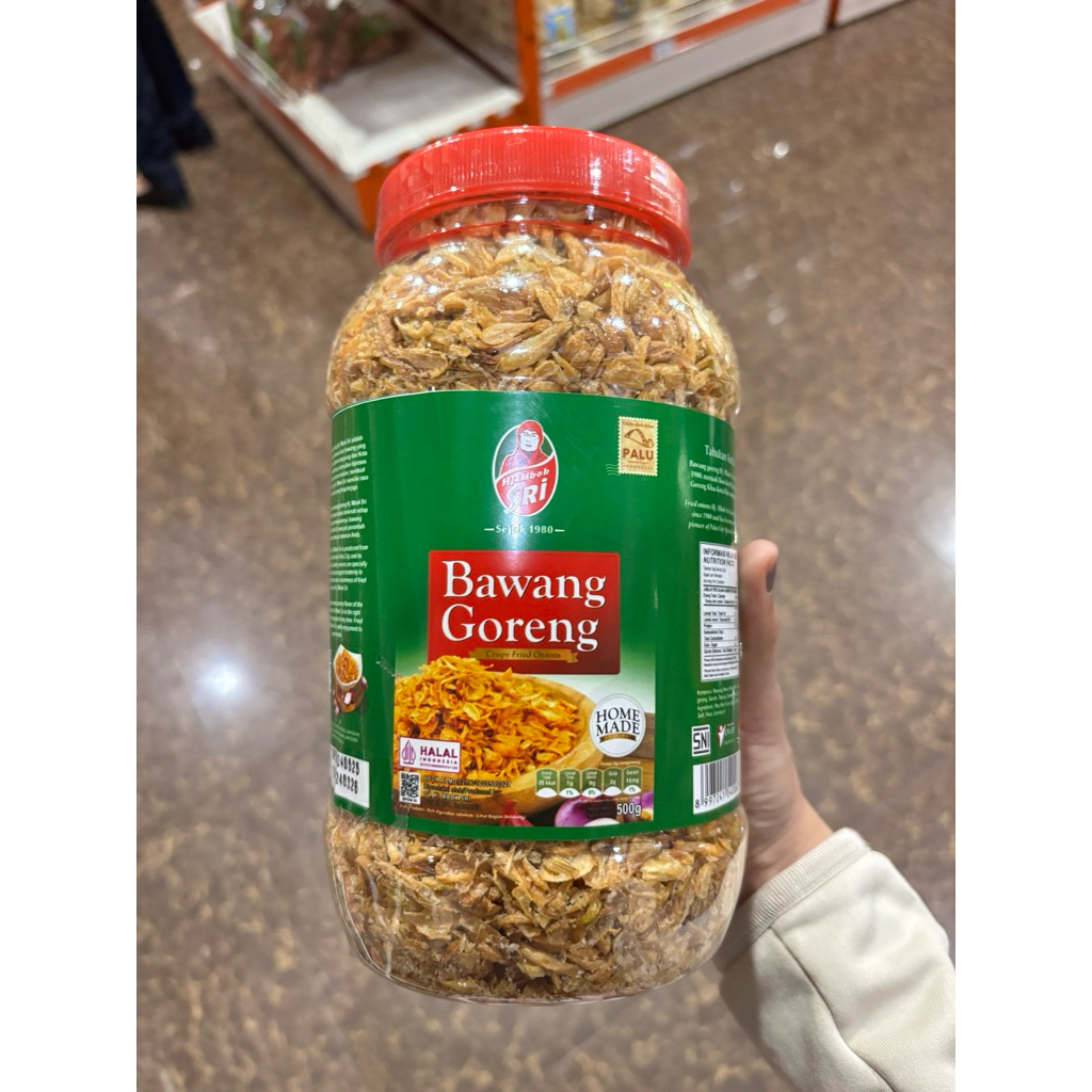 

Bawang Goreng Palu hj mbok sri 500g