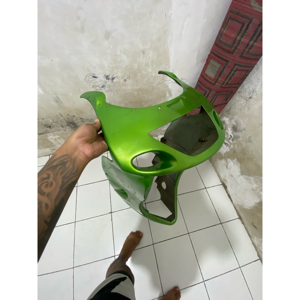 fairing bawah ninja old, sayap bawah ninja rr old, fairing sayap bawah ninja old bekas, sayap bawah 