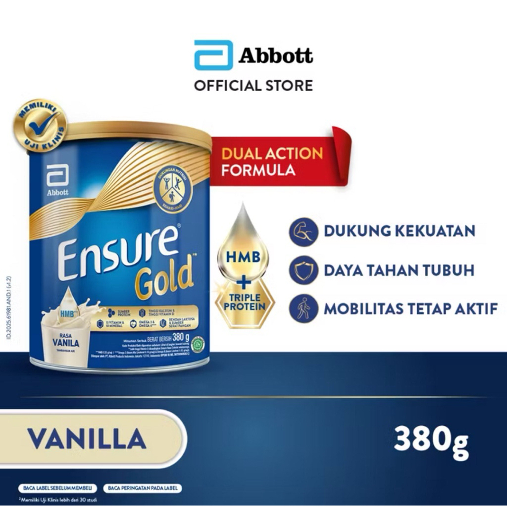 

Ensure Gold Rasa Vanilla 380gr