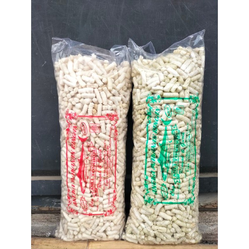 

Krupuk tongkol 1kg Ready ORI & Lombok Ijo