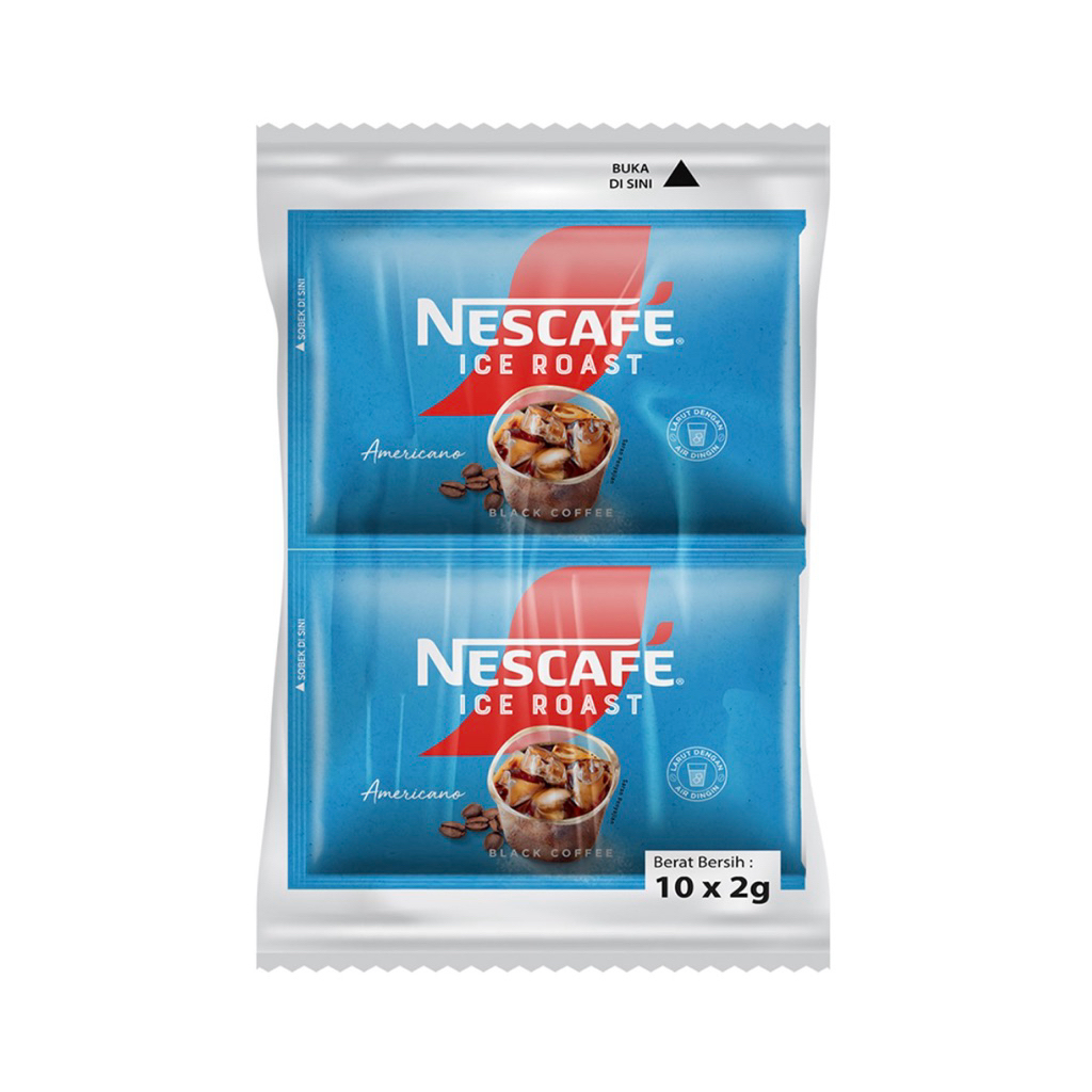 

NESCAFE ICE ROAST KOPI INSTAN AMERICANO BAG 10 x 2g