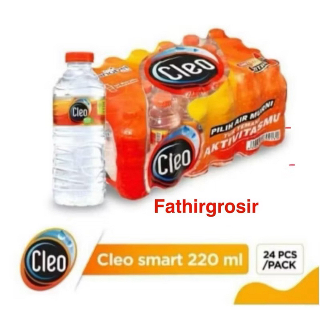 

[ PAKET 3 PACK ] Air Cleo Smart 220ml (per pack isi 24 Botol)