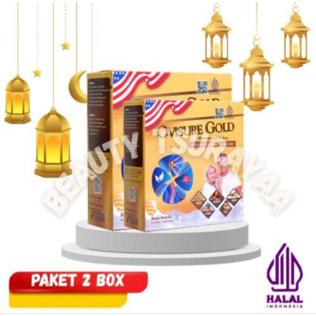 

2 BOX NEW OVISURE GOLD PLUS MILK 12 SACHET SUSU TULANG & SENDI VITAMIN NYERI SENDI ATASI OSTEOPOROSIS REMATIK SUSU BUBUK VITAMIN SYARAF KEJEPIT