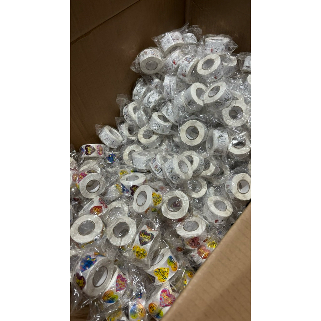 STIKER THANK YOU GULUNGAN// STIKER THANK YOU KEMASAN // STIKER THANK YOU KADO // STIKER THANK YOU MU