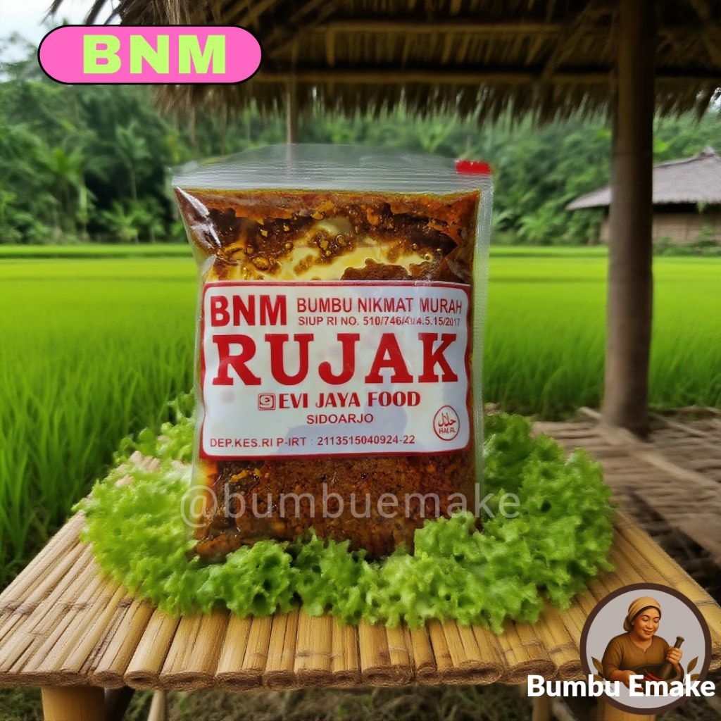 

{ BNM } Bumbu RUJAK / Bumbu Nikmat Murah / Bumbu Masak Instan