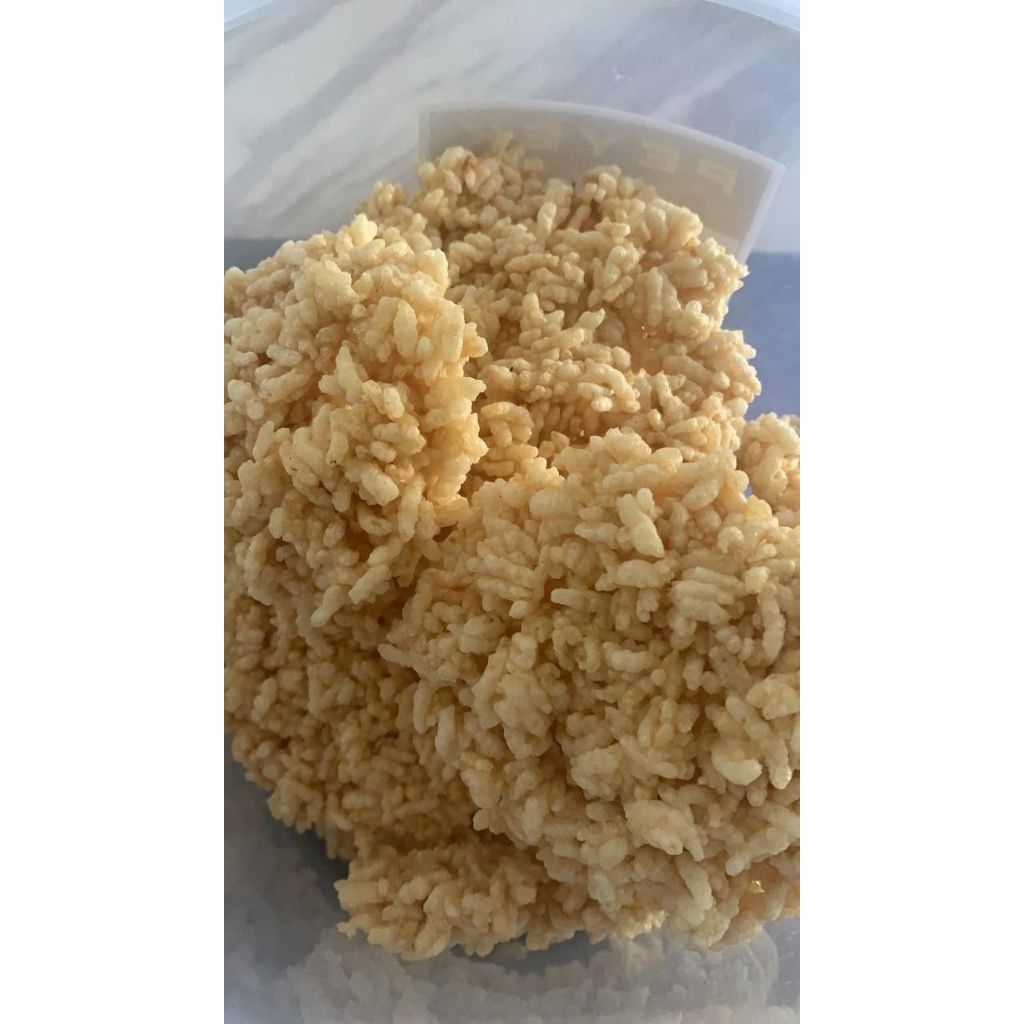 

[Rengginang mentah rasa bawang]/rengginang bestseller rasa bawang putih crispy kerupuk renyah gurih