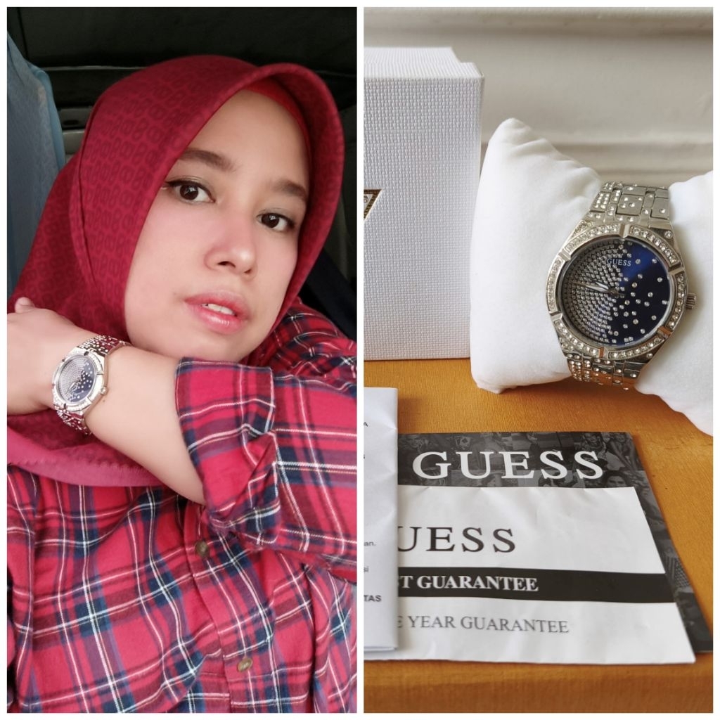 PRELOVED GUESS GW0312L1 LADIES AFTERGLOW SILVER WATCH