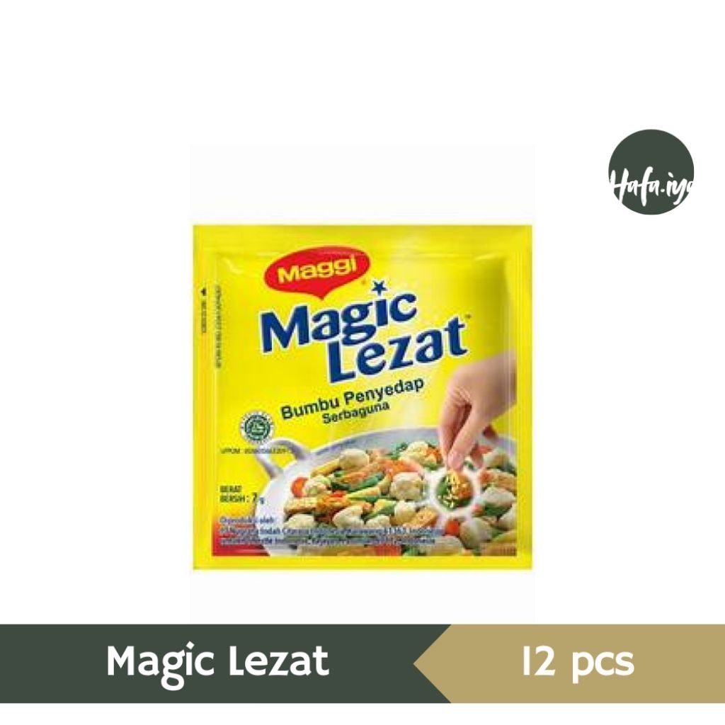 

Magic Lezat 12 pcs @7gr – Penyedap Rasa Serbaguna, Masak Jadi Lezat