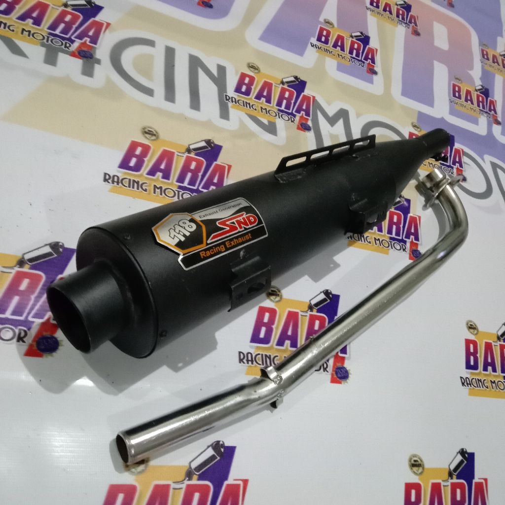 Knalpot Snd Bobokan Titan,Shogun lama,Shogun R,Shogun 125,Shogun 125 sp,Smash old/new,Axelo,Supra al