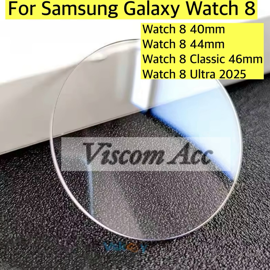 Kaca jam Watch 8 || Tempered glass Samsung Galaxy Watch 8 40mm / Watch 8 44mm / Watch 8 Classic 46mm