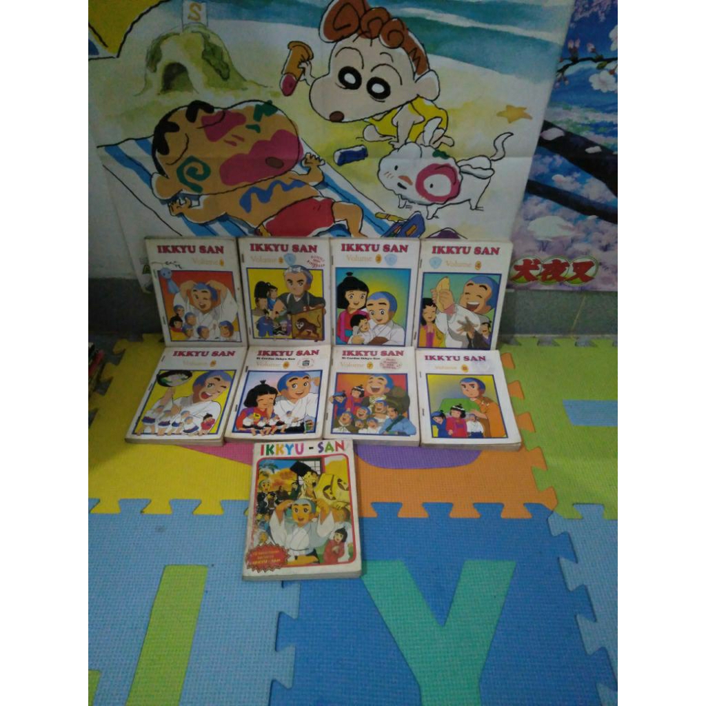 komik full set ikkyu San 1-8 + uji kecerdasan bersama ikkyu San