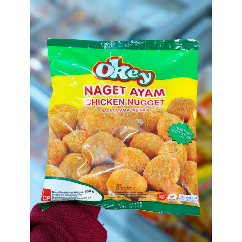 

Okey Chicken Nugget/Nugget Ayam 500gr (Frozen Food)