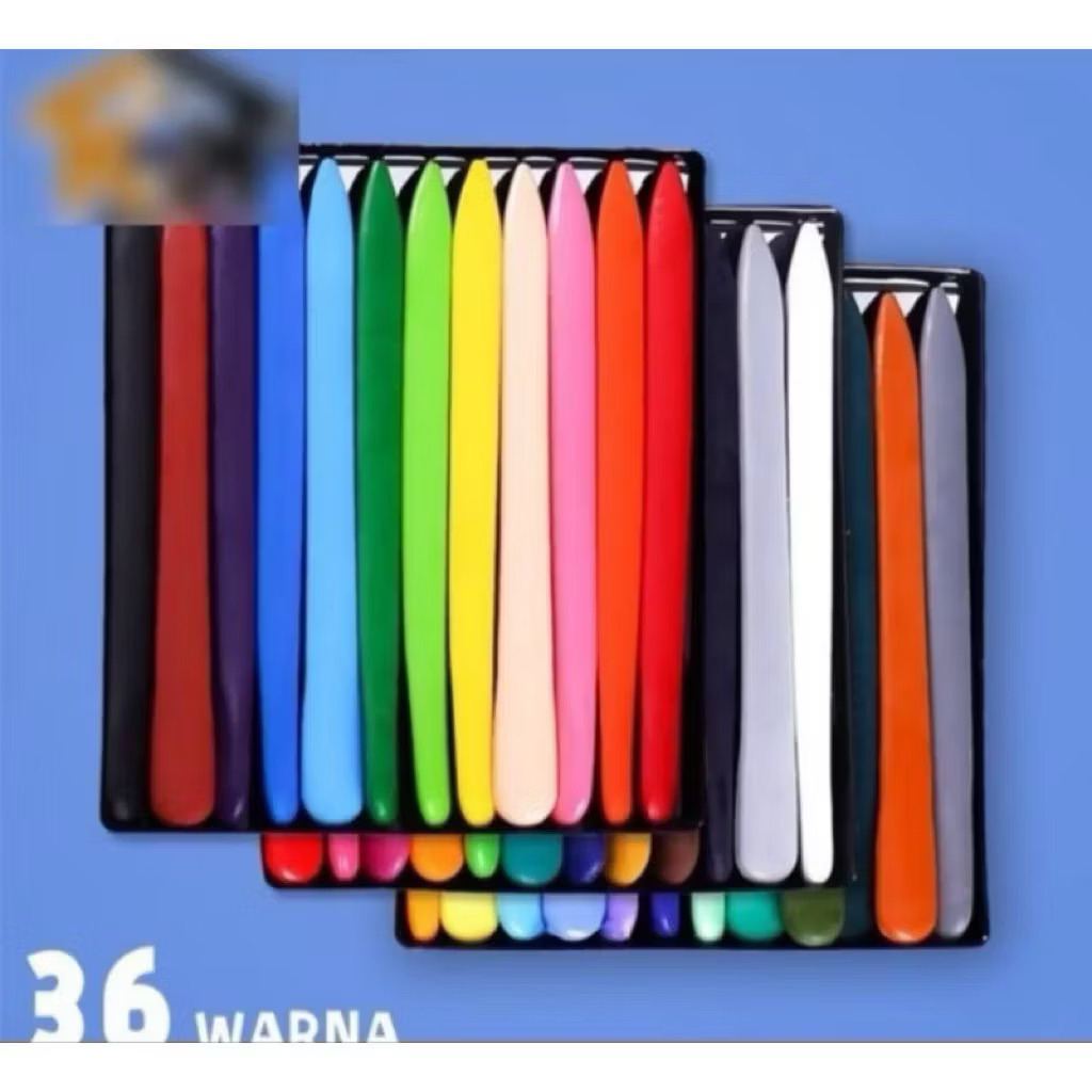 

Krayon Plastik Crayon Plastik Tidak Megotori tangan 12/24/36 Warna