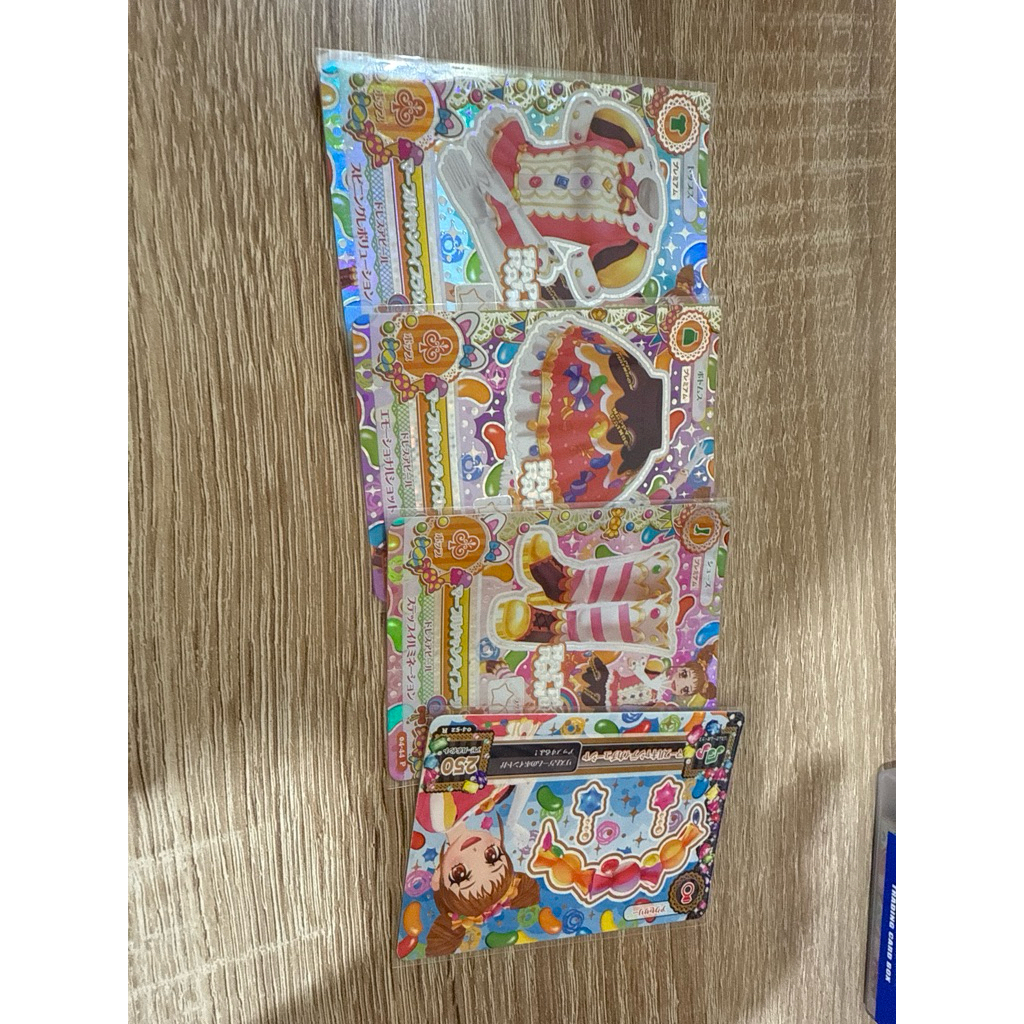 Aikatsu JP VER PREMIUM Kartu SET Happy Rainbow Marble Candy Coord