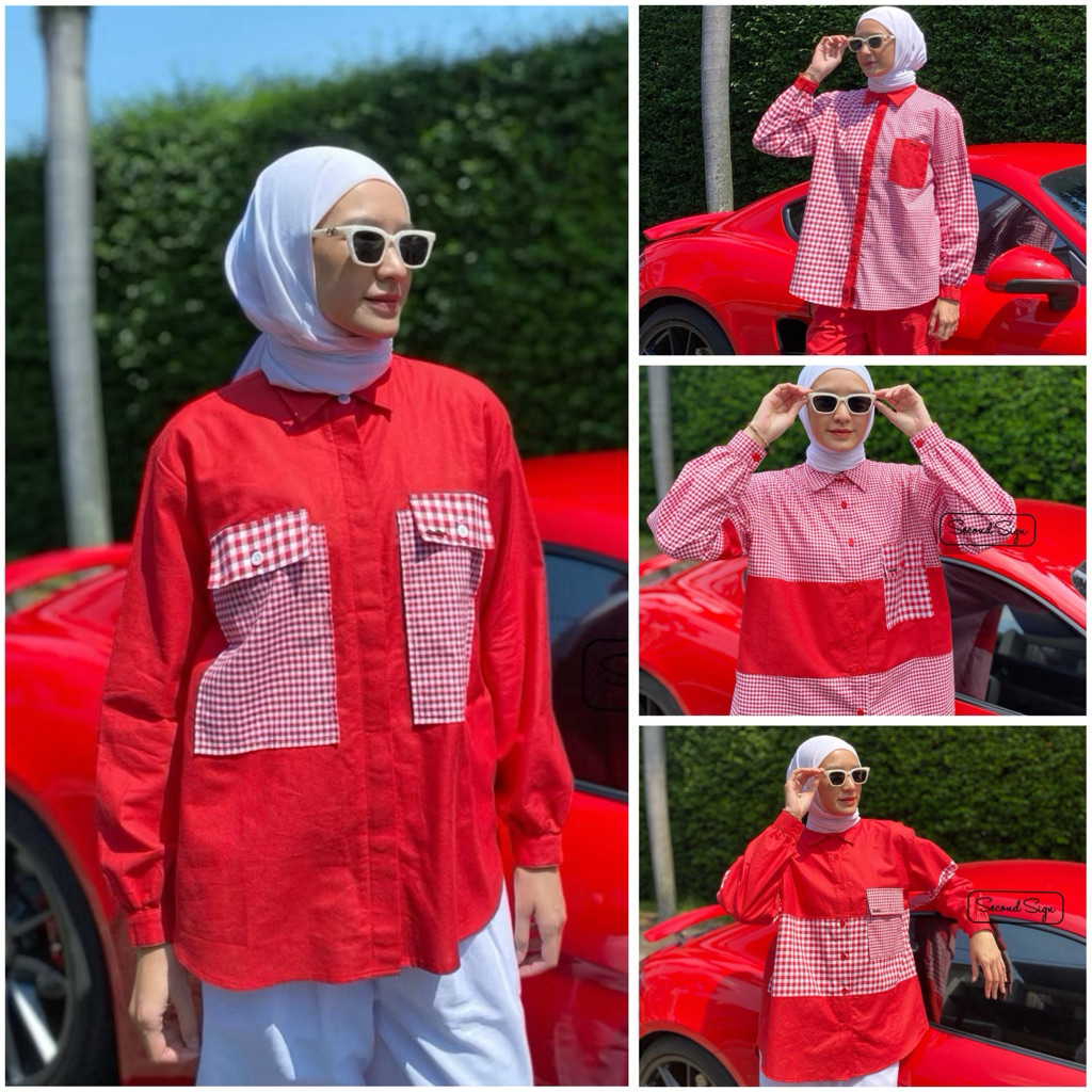 SECOND SIGN TERBARU - ORIGINAL - BAJU MERAH PUTIH SERIES