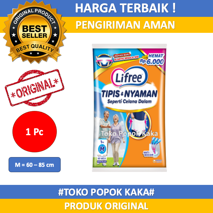 Lifree Pants Popok Celana Dewasa / Popok Dewasa Celana M/L/XL/XXL