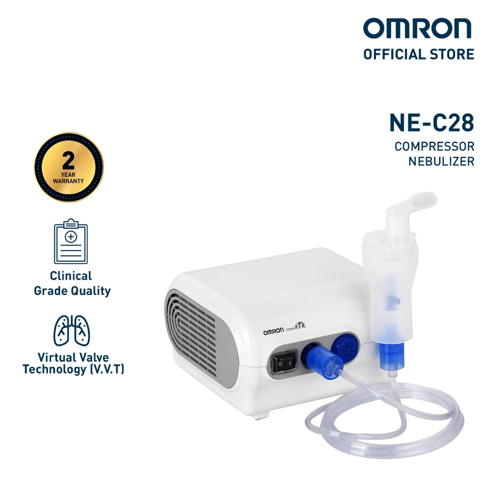 Omron Compressor Nebulizer NE-C28 Alat Terapi Pernapasan