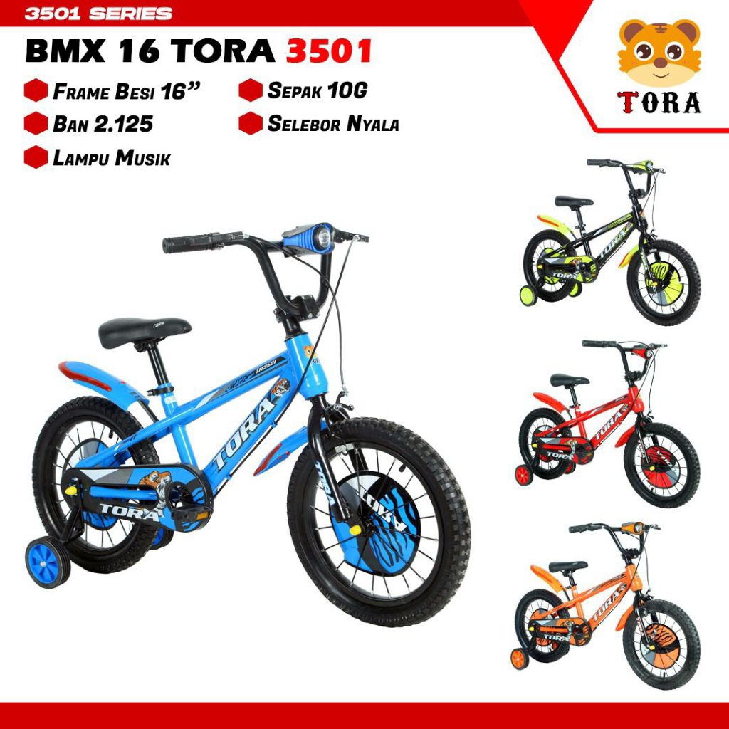 SEPEDA ANAK BMX 12 / 16 / 18 INCH NEW PHOENIX 2208 AT BAN JUMBO 3.0 / CENTRUM 8625-3-8 ASLI BY PACIF