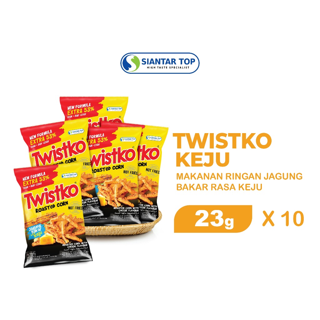 

Twistko Jagung Bakar Keju 20 gr x 10 PCS - SIANTARTOP