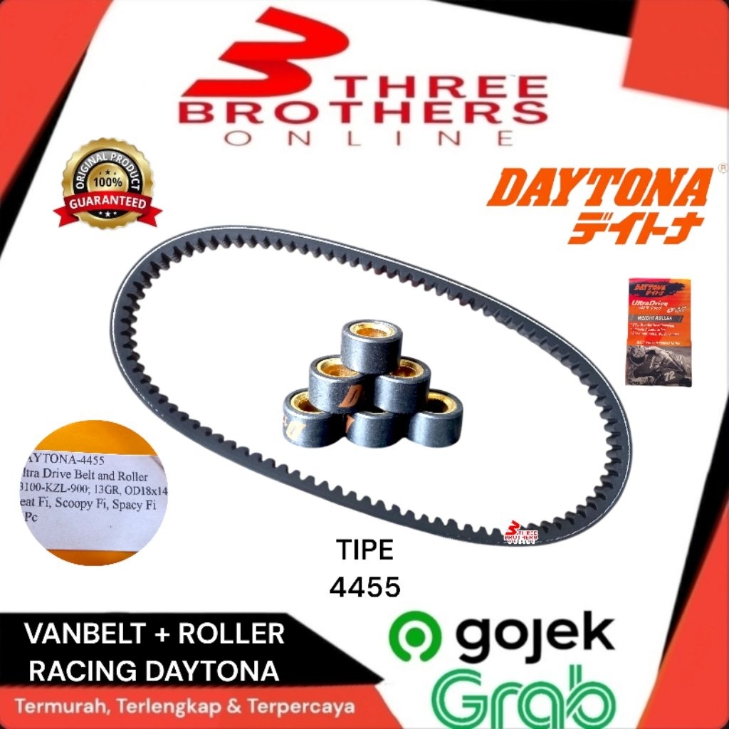 Vanbelt Vanbel fanbelt fenbel assy paket roller Beat scoopy spacy fi injeksi stater kasar daytona 44