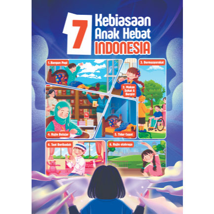

Poster Edukasi Poster 7 Kebiasaan Anak Indonesia Hebat A3