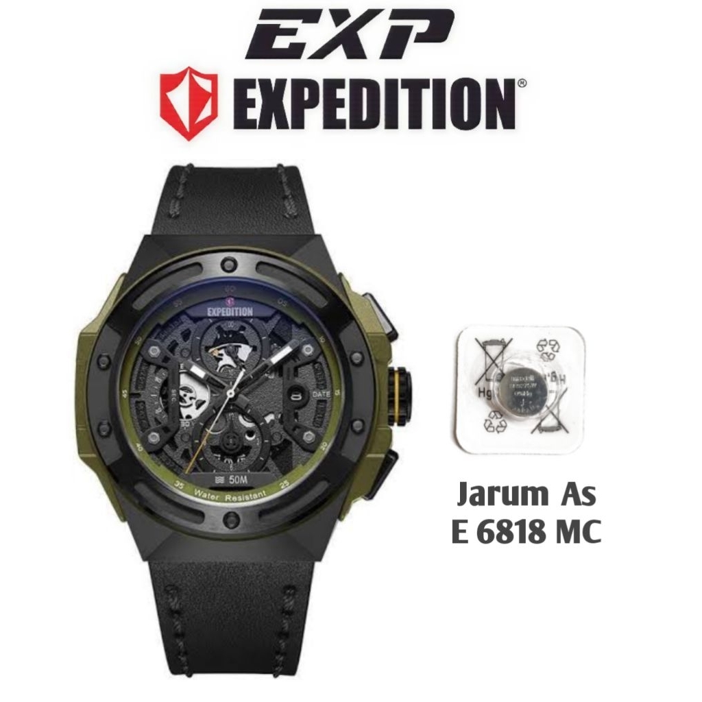 Baterai Original untuk Jam Tangan Expedition Type E 6818 M
