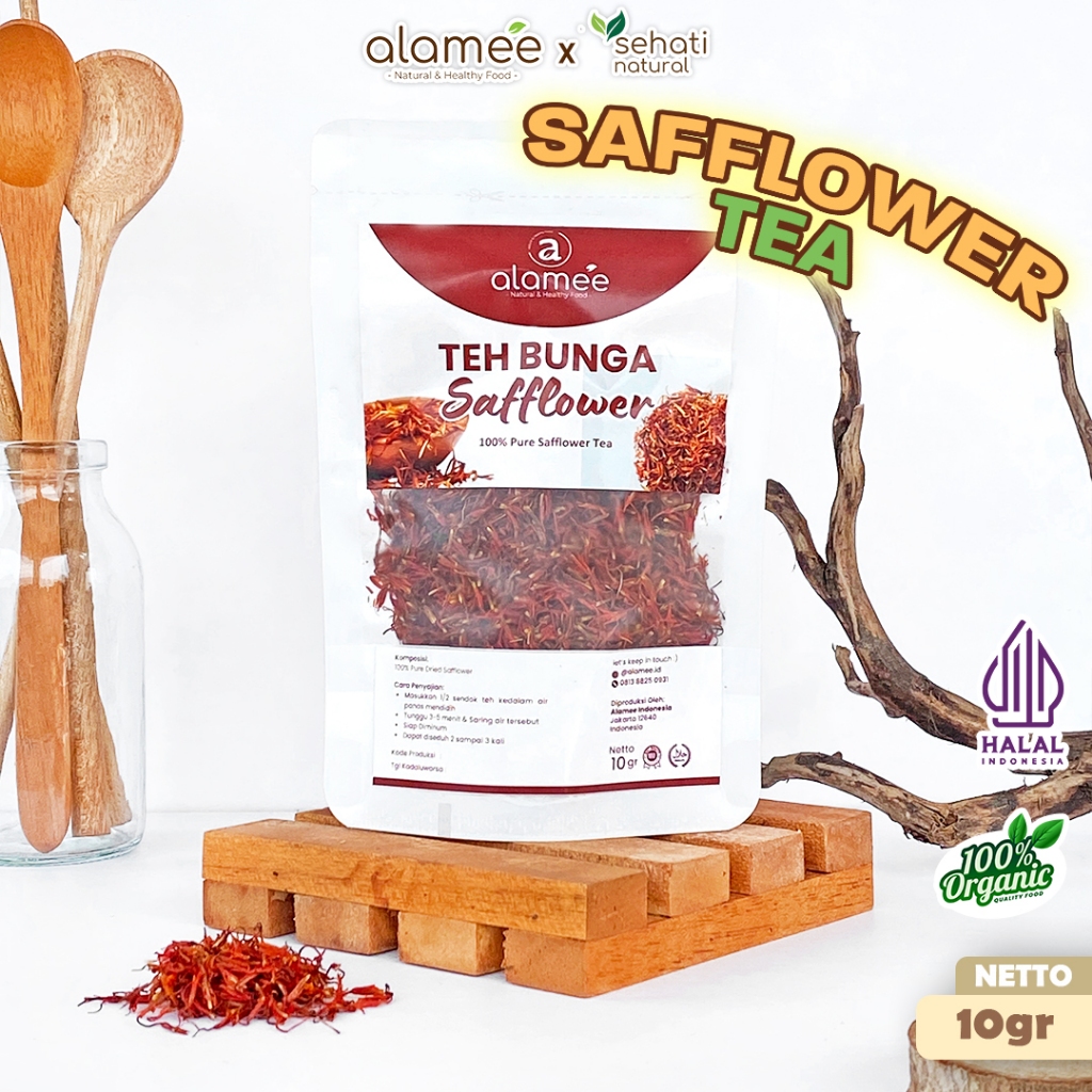 

Teh Bunga Safflower Herbal Tea Original Organik 10gr Alami Siap Seduh Minum Minuman Sehat Organic