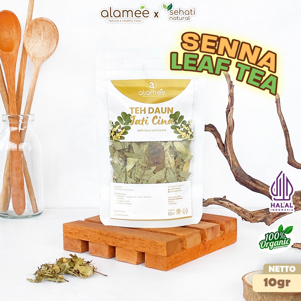 

Teh Daun Jati Cina Senna Leaf Tea Teh Herbal Alami Organik Organic Siap Seduh Minum 10gr