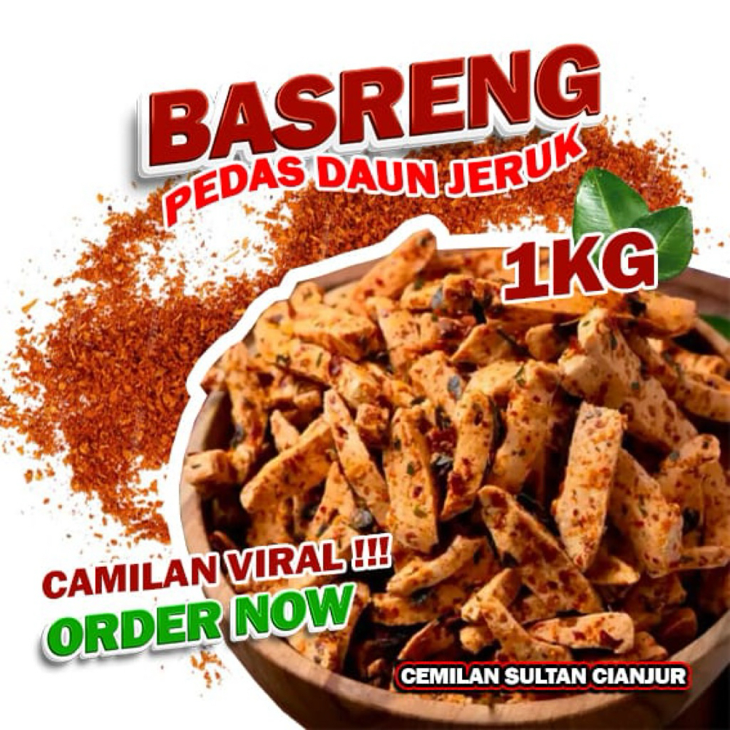 

Basreng Original Pedas Daun Jeruk 20rb Cemilan Sultan Cianjur Krispy gurih renyah cikruh lekoh lezat
