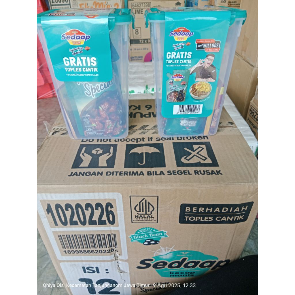 

Kecap Sedaap 728g Bonus Kontainer tebal