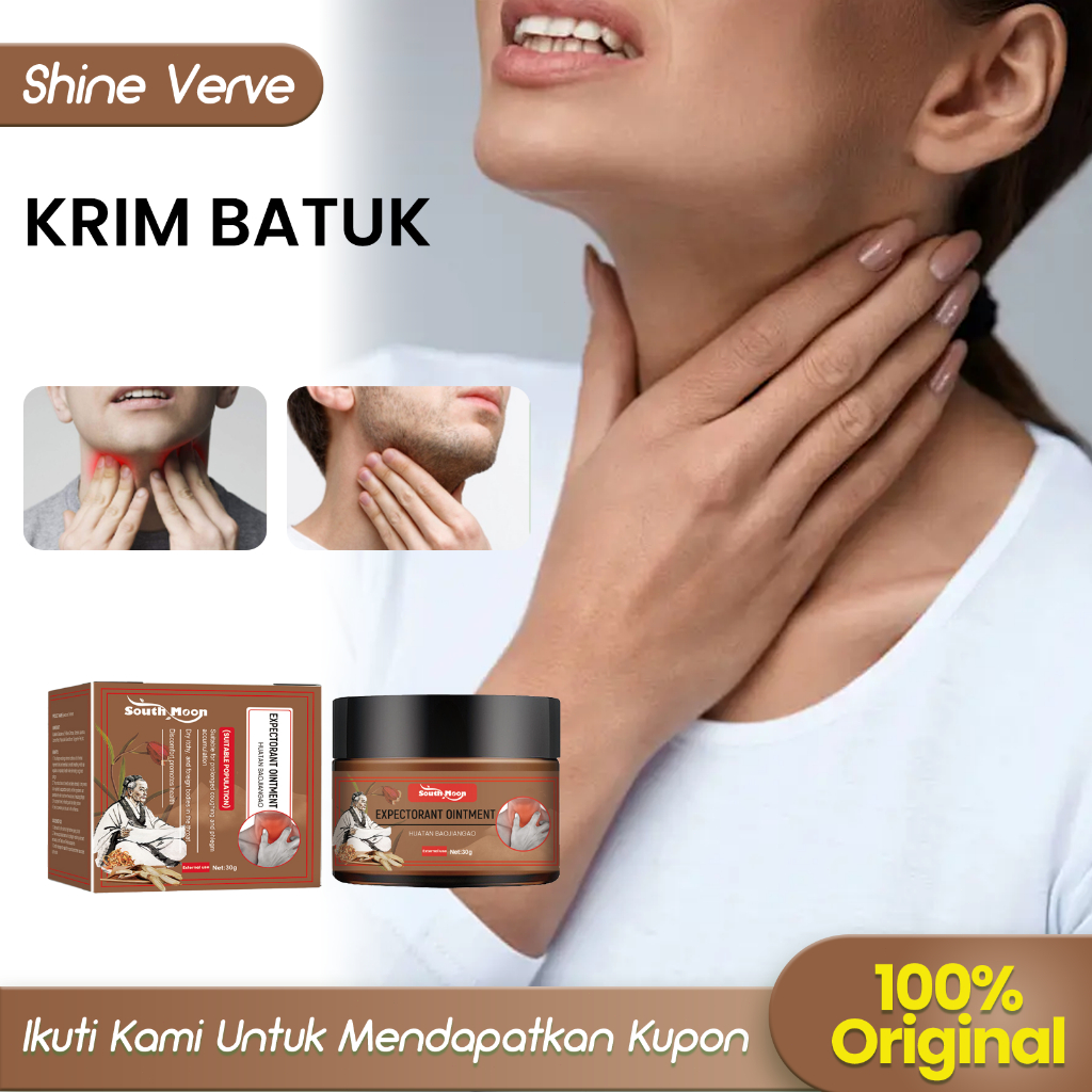 South Moon【ORI/COD】Obat Batuk Berdahak 30g Sakit Tenggorokan Batuk Kering Faringitis Pereda Batuk Te