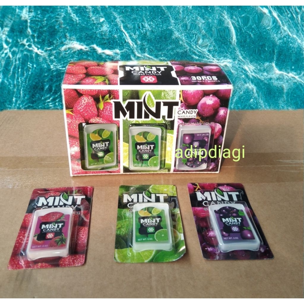 

Mint candy/Papermint/permen kertas box isi 30pcs