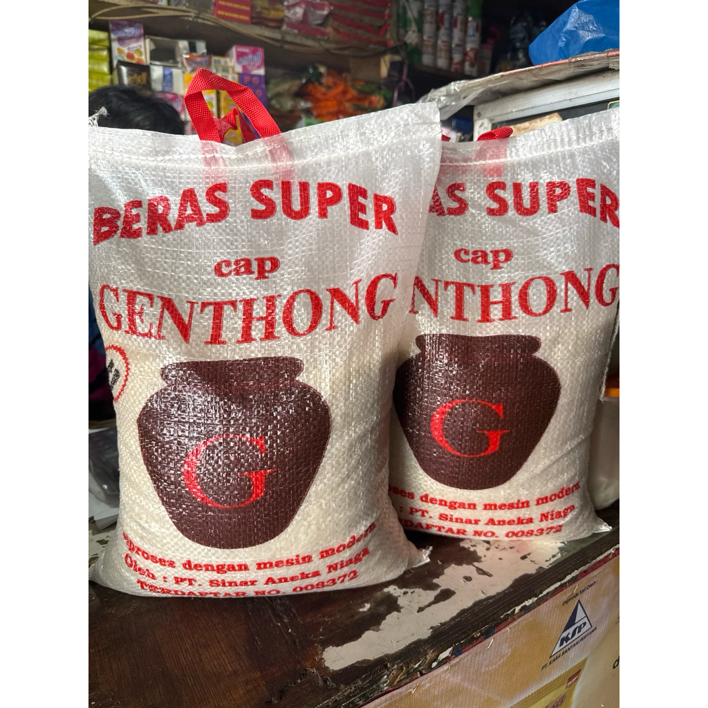 

Beras IR Super Cap Genthong 5kg