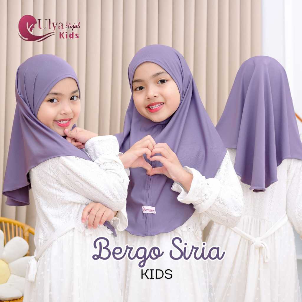 New Arrival / Bergo Siria Kids / Hijab Non Pet Ori Ulya Hijab
